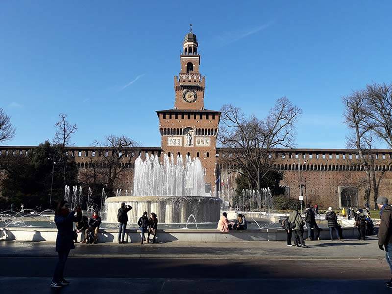 Castillo Sforzesco Milán