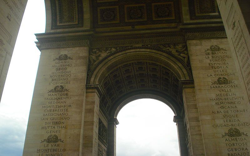 Arco del Triunfo que visitar en París