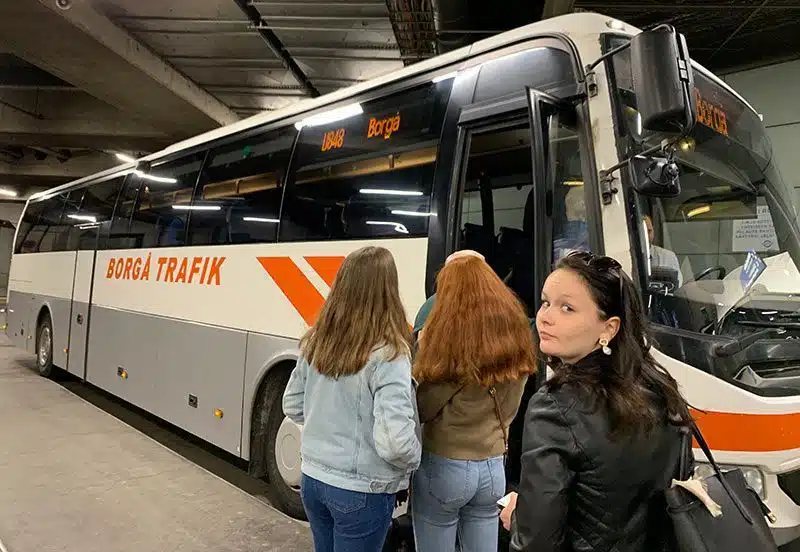 Bus Helsinki-Porvoo