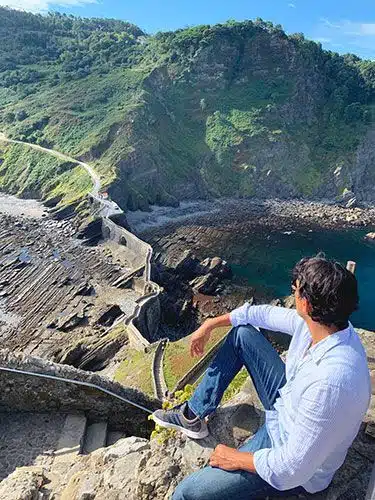 Vistas a San Juan de Gaztelugatxe