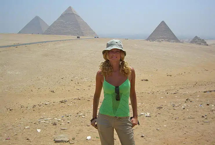 Yo en mi primer viaje a Egipto en 2007 ;)