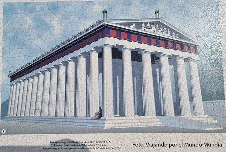 Reconstrucción del templo de Apolo - Foto: Viajando por el Mundo Mundial