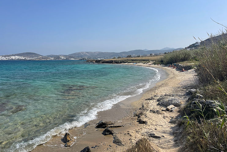 Playa de Kalamia Paros