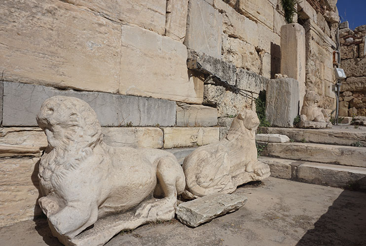 Esculturas de la Acrópolis de Atenas