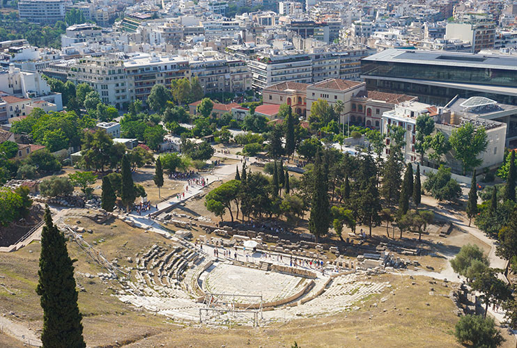 Teatro Dionisio, Acrópolis de Atenas