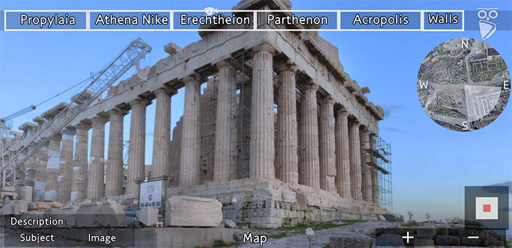 Visita virtual a la Acrópolis de Atenas, Grecia
