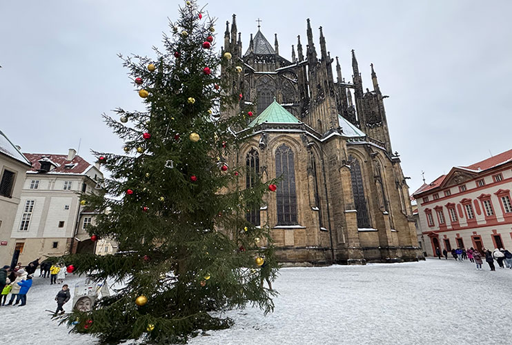 Árbol de Navidad del Castillo de Praga