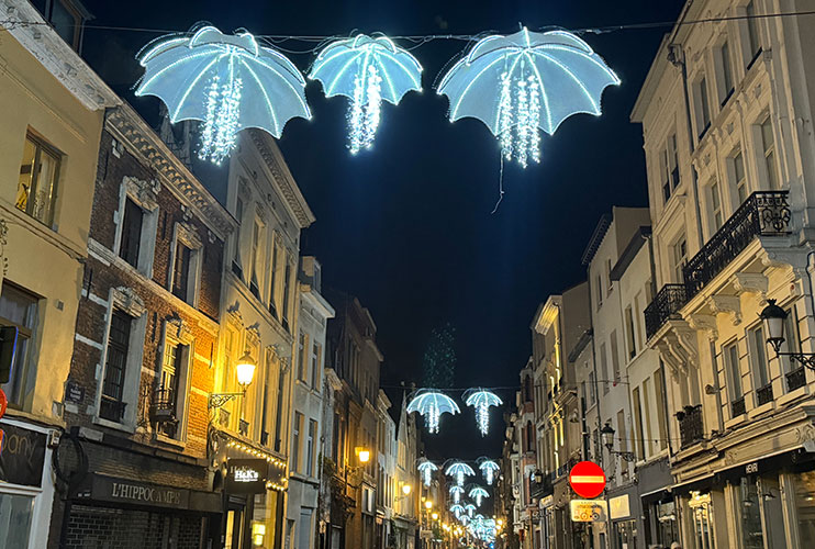 Luces de Navidad de Bruselas