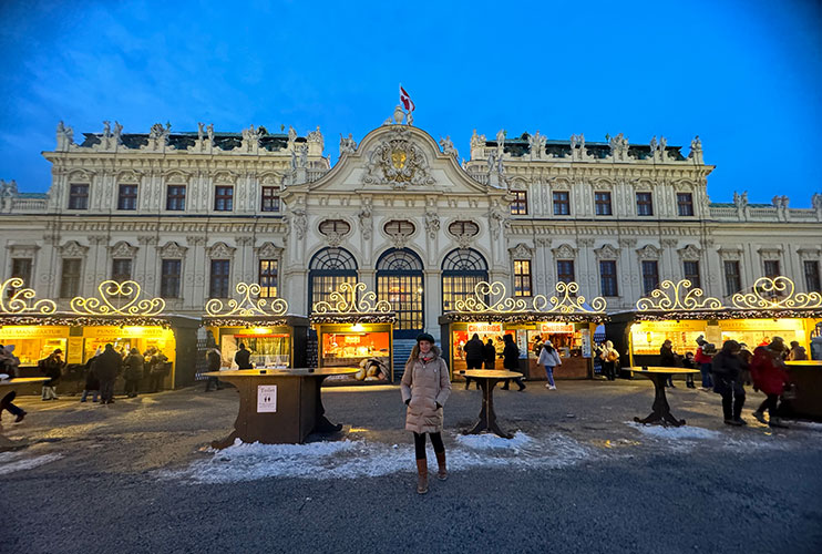 Mercado navideño Palacio Belvedere