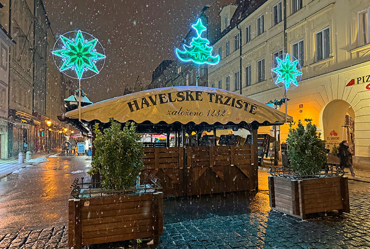 Mercado navideño de Havelske Praga