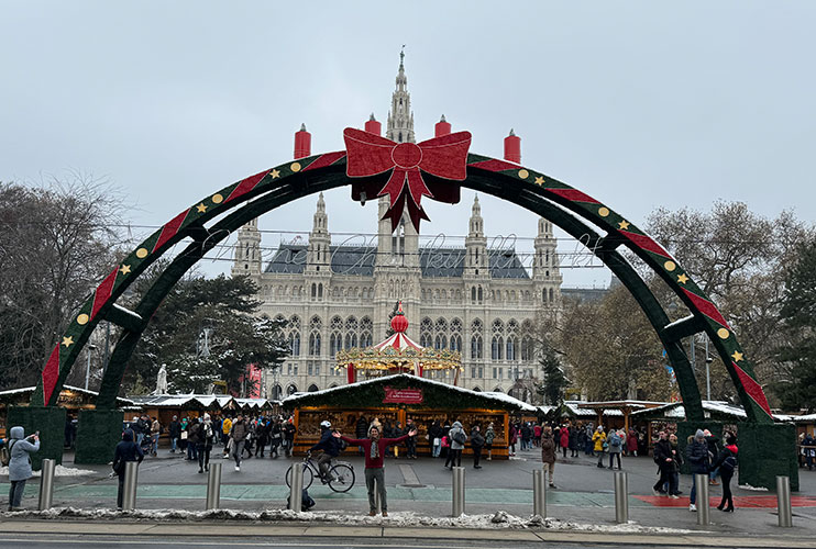 Mercado navideño de Christkindlmarkt Viena