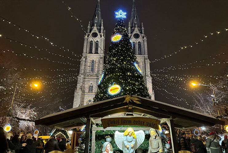 Mercado navideño de Námestí Míru Praga