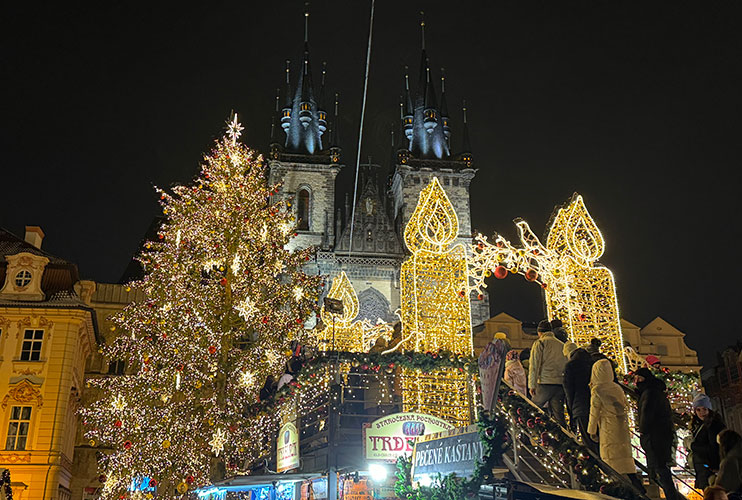 Mercado navideño de la Plaza de la Ciudad Vieja