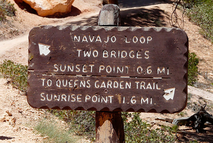 Rutas de senderismo en Bryce Canyon