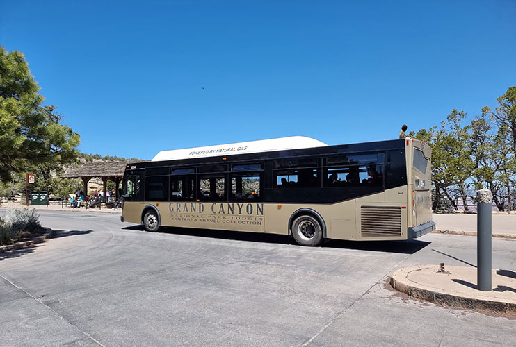 Autobuses gratuitos en el Gran Cañón