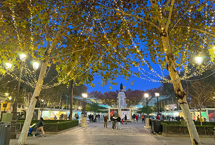 Mercado navideño Sevilla Plaza Nueva