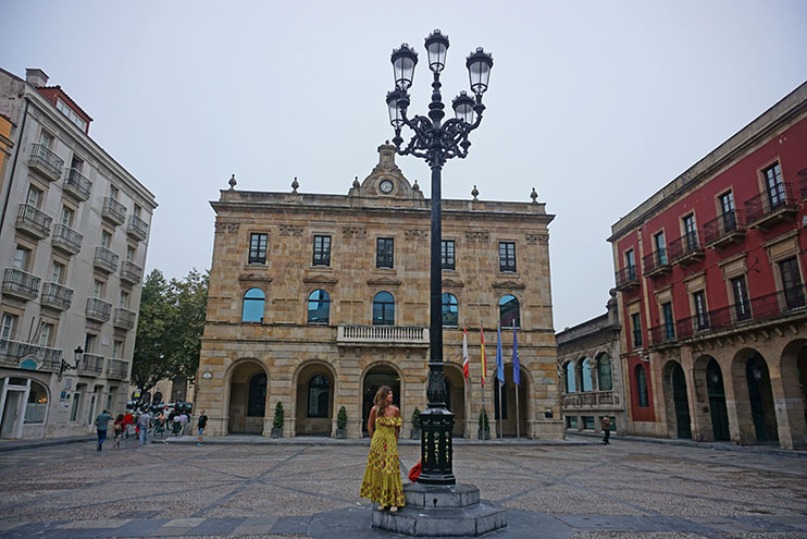 Plaza mayor de Gijón