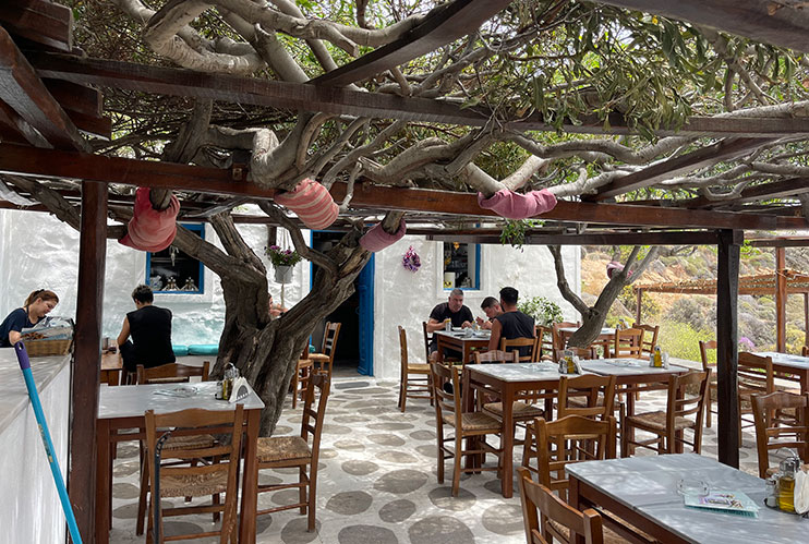 Restaurantes más famosos de Mykonos: Kiki´s