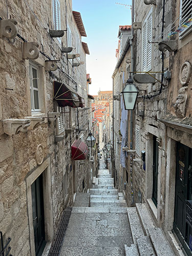 Calles del casco antiguo de Dubrovnik