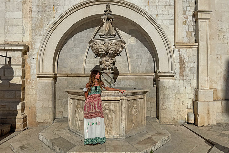 Qué ver en Dubrovnik: Pequeña fuente de Onofrio