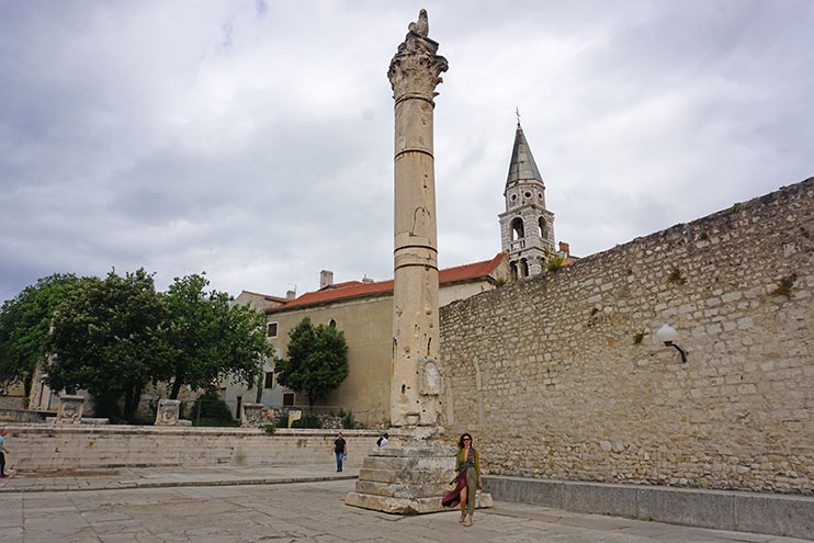 Pilar de la vergüenza Zadar