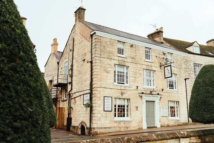 The falcon Inn hotel, Painswick