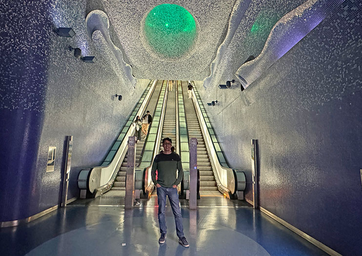 Metro de Nápoles: estación Toledo