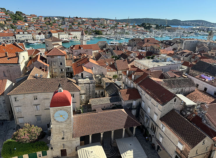 Qué ver en Trogir: vistas desde la catedral de San Lorenzo