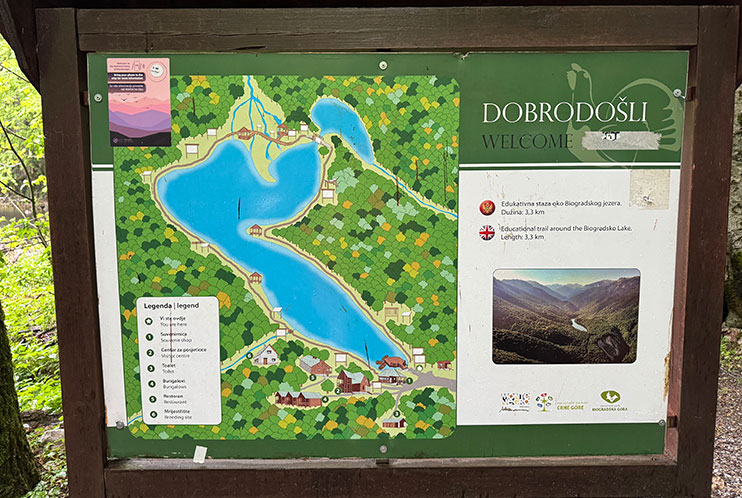 Plano para visitar el Parque Biogradska Gora