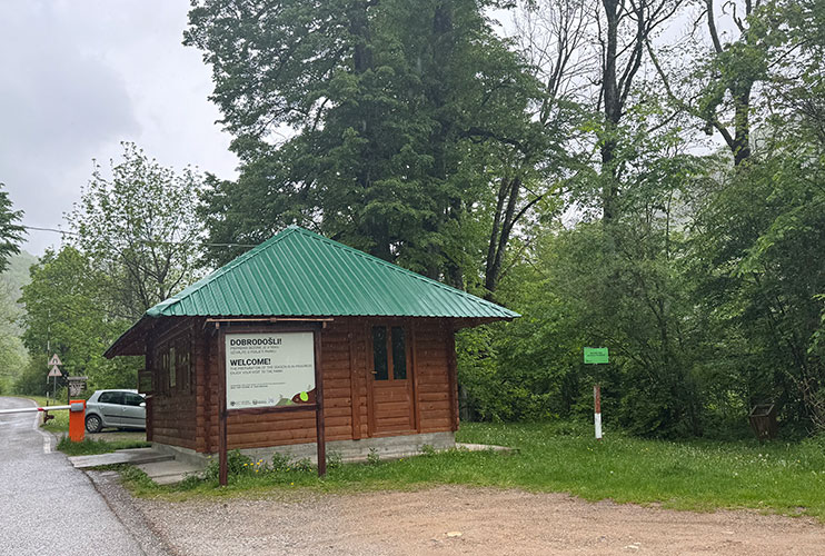 Entrada al parque Biogradska Gora