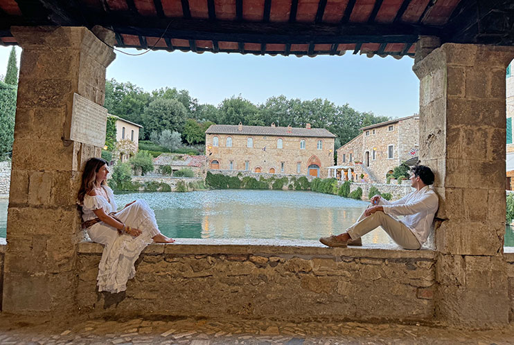 Pueblos más bonitos de la Toscana: Bagno Vignoni