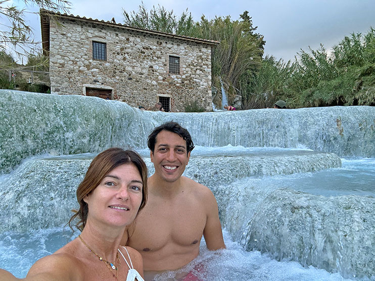 Cómo visitar las termas de Saturnia