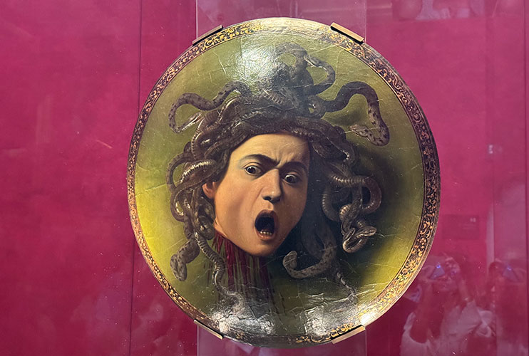 La cabeza de Medusa de Caravaggio