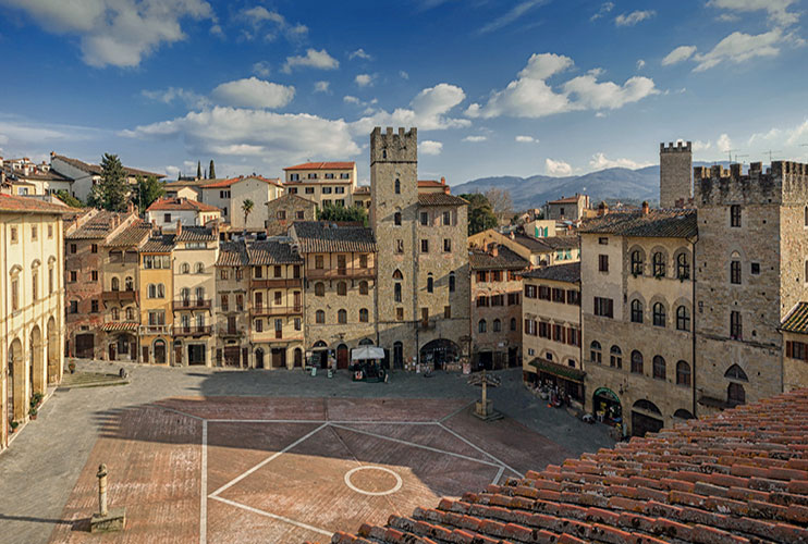 Piazza grande de Arezzo