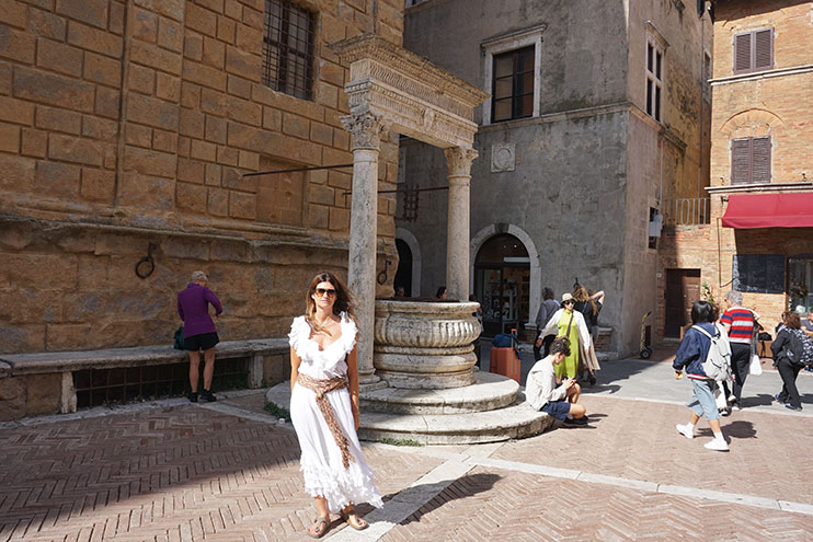 Plaza Pio II Pienza