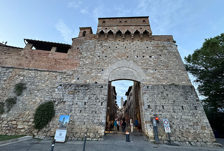 Qué ver en San Gimignano: porta San Giovanni