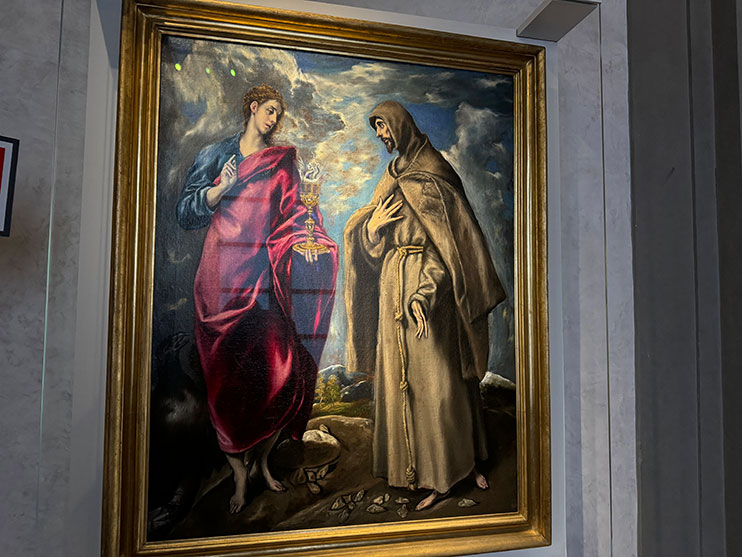 Obras de El Greco en la Galería Uffizi