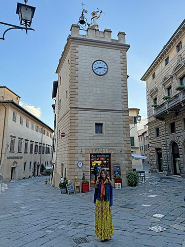 Torre del reloj de Montepulciano