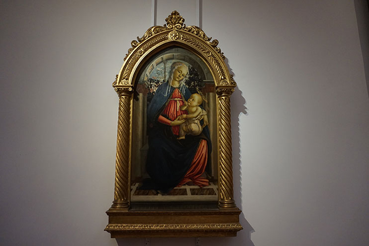 La Virgen con el niño de Boticcelli