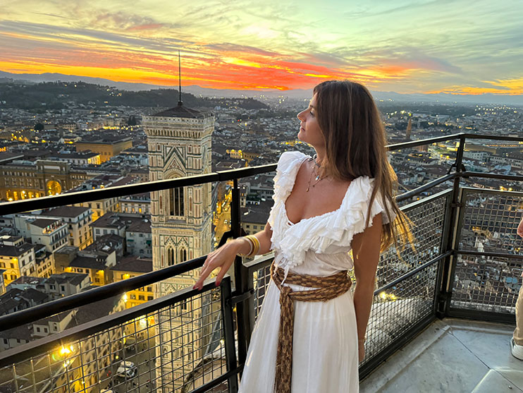 Vistas desde la cúpula de la Catedral de Florencia