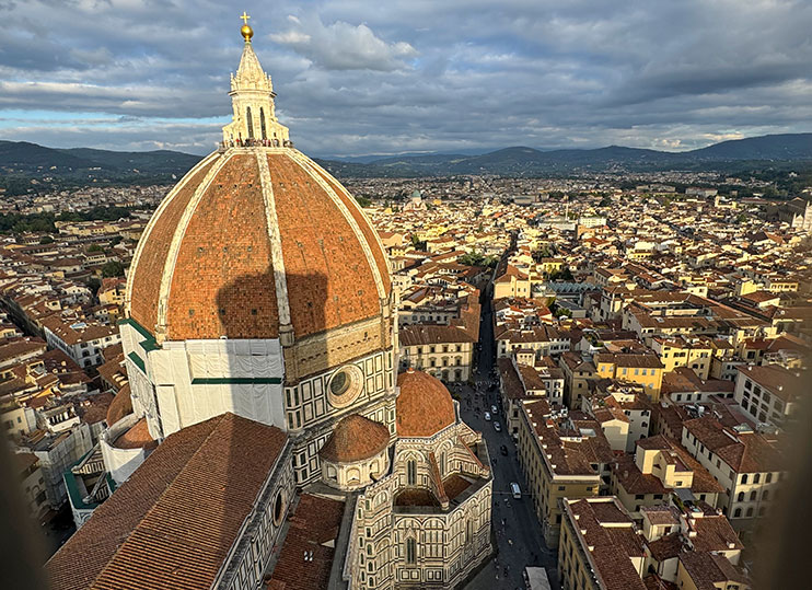 Vistas desde el campanario de la Catedral de Florencia