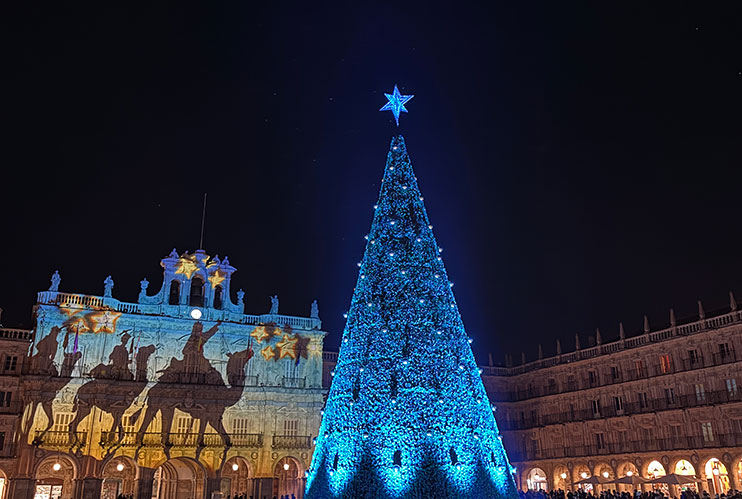 Mapping en la Plaza Mayor de Salamanca