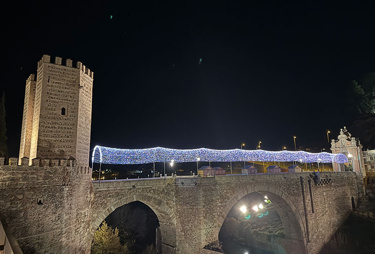 Luces de Navidad en Toledo