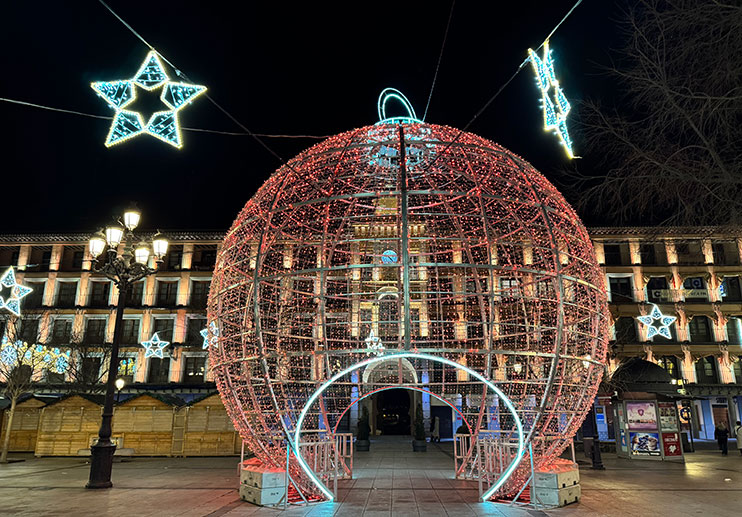 Bola de Navidad de la plaza Zocodover